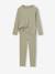 Lot de 2 pyjamas fille vert sauge 2 - vertbaudet enfant 