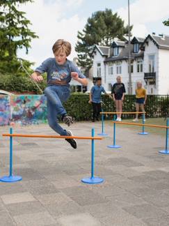 Jouet-Course de haies - 3 obstacles réglables - jeu extérieur enfants