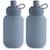 Lot de 2 gourdes alimentaires cambridge blue (2 x 150 ml) Bleu+Rose+Vert d'eau 1 - vertbaudet enfant 