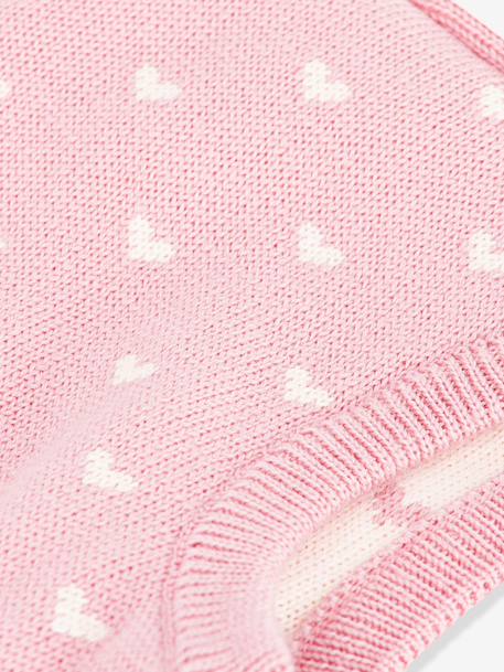 Cagoule bébé imprimée cœurs rose 2 - vertbaudet enfant 