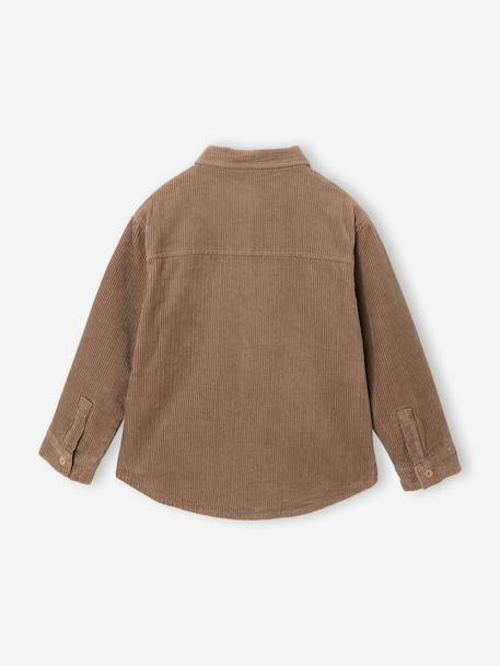 Chemise manches longues garçon taupe 2 - vertbaudet enfant 