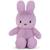 Peluche miffy fuzzy blanc (25 cm) Blanc+Lila 3 - vertbaudet enfant 