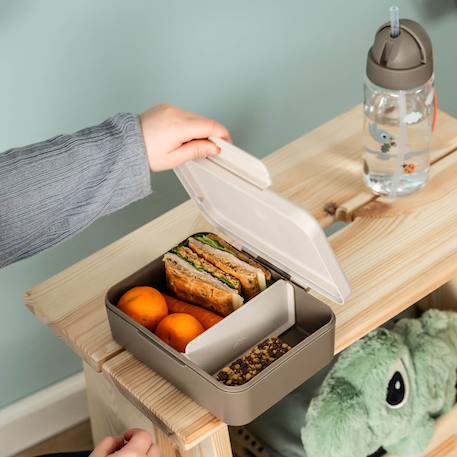 Lunch box avec séparateur tiny trails sable Sable 6 - vertbaudet enfant 