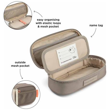 Trousse plumier tiny trails sable Sable 5 - vertbaudet enfant 