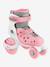 Rollers Quad learning bleu+rose 7 - vertbaudet enfant 