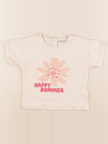 Tee-shirt - 2 ans Beige 1 - vertbaudet enfant 