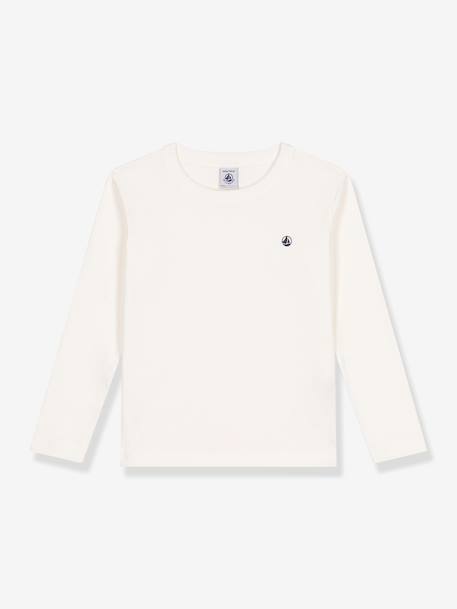 T-shirt manches longues blanc 1 - vertbaudet enfant 