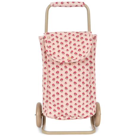 Caddie à roulette pour poupée fleur rosier Bleu, rose, vert 2 - vertbaudet enfant 