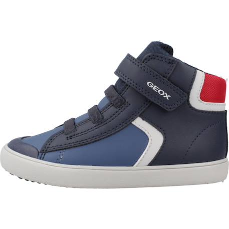 Baskets montantes garçon b gisli Bleu+Noir+Vert 2 - vertbaudet enfant 