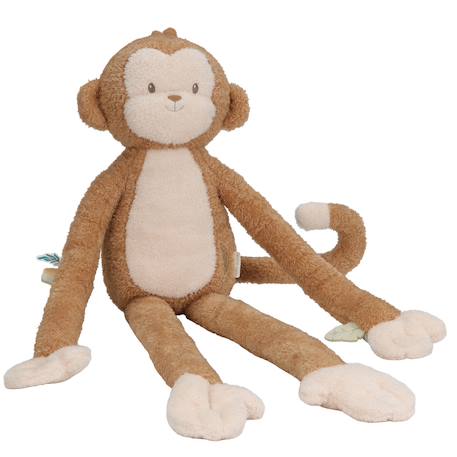 Peluche géante singe safari friends (80 cm) Marron 5 - vertbaudet enfant 