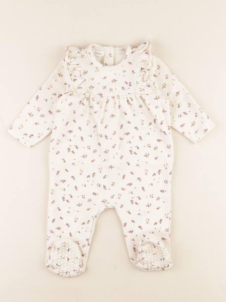 Pyjama coton - 1 an Beige 1 - vertbaudet enfant 