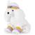 Peluche bébé hyacinthe le caniche - 32 cm Blanc, rose, jaune+Gris, violet, vert 2 - vertbaudet enfant 