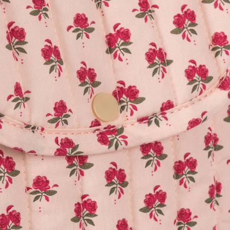 Caddie à roulette pour poupée fleur rosier Bleu, rose, vert 3 - vertbaudet enfant 
