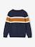 Pull garçon col rond marine 2 - vertbaudet enfant 