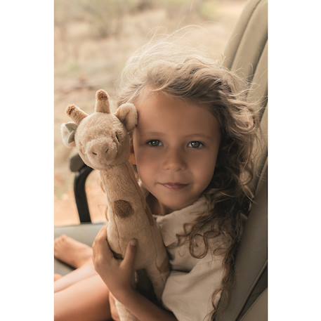 Peluche girafe safari friends (25 cm) Beige, marron 4 - vertbaudet enfant 