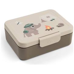 Puériculture-Repas-Robot de cuisine et accessoires-Lunch box avec séparateur tiny trails sable
