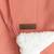 Couverture fluffy terracotta (75 x 100 cm) Terracotta, blanc 2 - vertbaudet enfant 