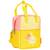 Sac à dos carré etoiles Jaune, rose 1 - vertbaudet enfant 