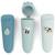 Lot de 3 moules à glace silicone dotti bleu Bleu+Rose 1 - vertbaudet enfant 