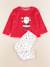 Pyjama velours - 2 ans Rouge, or 1 - vertbaudet enfant 