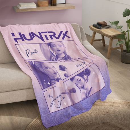 Plaid polaire imprimé, kpop demon hunters golden Violet 3 - vertbaudet enfant 