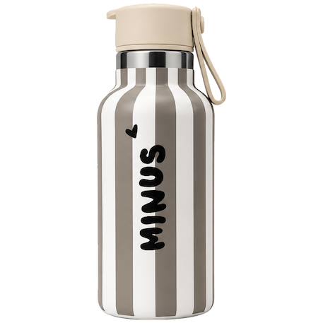 Gourde stripe kaki (350 ml) Bleu+Kaki 7 - vertbaudet enfant 