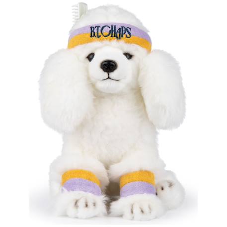 Peluche bébé hyacinthe le caniche - 32 cm Blanc, rose, jaune+Gris, violet, vert 1 - vertbaudet enfant 