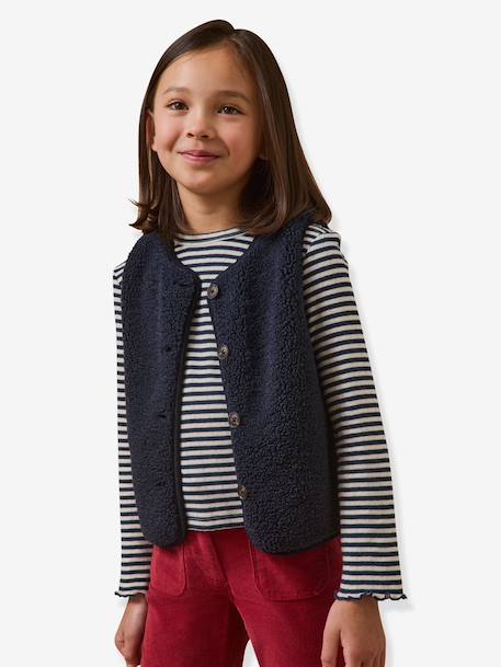 Veste sherpa marine 2 - vertbaudet enfant 