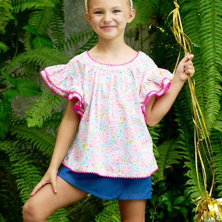 Jupe short     deux-en-un  jade Bleu denim 6 - vertbaudet enfant 