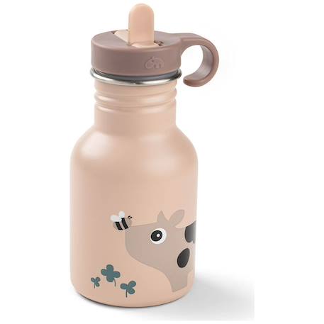 Gourde inox playground vert (350 ml) Rose+Vert 1 - vertbaudet enfant 