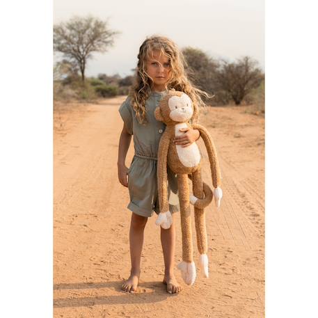 Peluche géante singe safari friends (80 cm) Marron 2 - vertbaudet enfant 