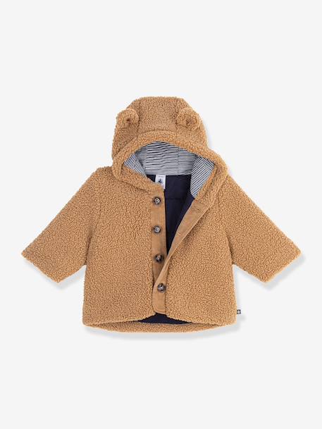 Veste à capuche bébé camel 2 - vertbaudet enfant 