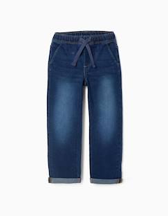 -Pantalon en jean slim avec cordon de serrage
