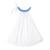 Robe demoiselle d'honneur    fleurie   alizee Blanc bleu roi 5 - vertbaudet enfant 