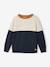 Pull col rond garçon personnalisable marine 1 - vertbaudet enfant 