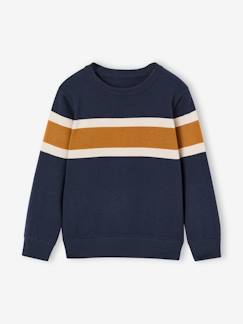 -Pull garçon col rond