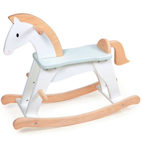 Cheval à bascule Blanc, beige 1 - vertbaudet enfant 