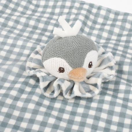 Doudou pingouin praliné matcha Vert 4 - vertbaudet enfant 