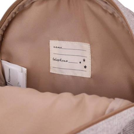 Sac à dos enfant blossom et bows oursons gris denim (31x26 cm) Gris 4 - vertbaudet enfant 