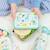 Lunch box en acier inoxydable jungle Blanc, vert, bleu 4 - vertbaudet enfant 