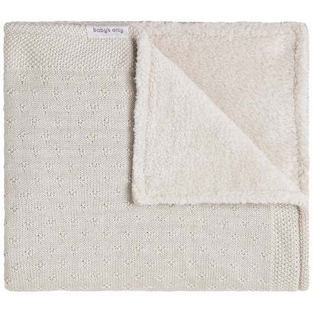 Couverture teddy mood laurel green (70 x 95 cm) Beige 1 - vertbaudet enfant 