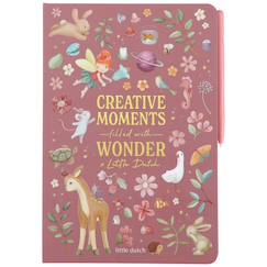 Jouet-Activités artistiques et musicales-Tablette à dessin fairy garden rose