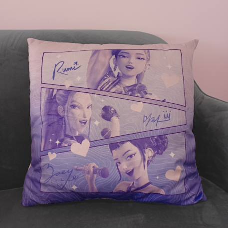 Coussin imprimé, kpop demon hunters golden Violet 4 - vertbaudet enfant 