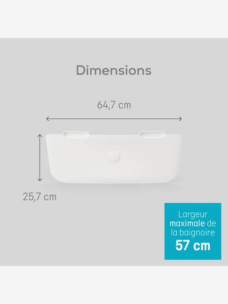 Réducteur de bain blanc 2 - vertbaudet enfant 