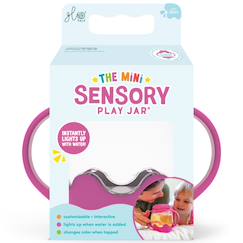 Jouet-Mini jarre sensorielle rose