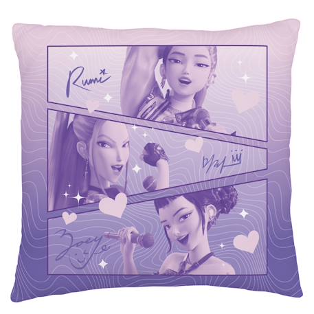 Coussin imprimé, kpop demon hunters golden Violet 2 - vertbaudet enfant 