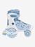 Rollers Quad learning bleu+rose 2 - vertbaudet enfant 