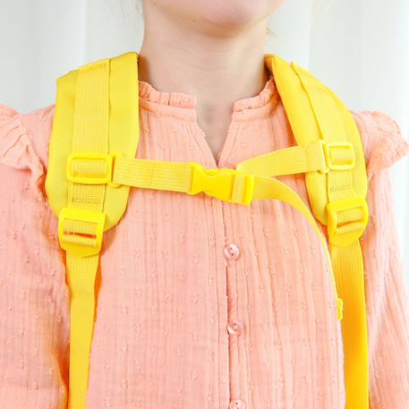Sac à dos carré etoiles Jaune, rose 6 - vertbaudet enfant 