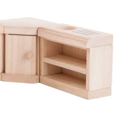 Cuisine en bois naturel Beige 3 - vertbaudet enfant 