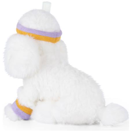 Peluche bébé hyacinthe le caniche - 32 cm Blanc, rose, jaune+Gris, violet, vert 3 - vertbaudet enfant 